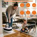 Pressurized Handheld Steam Cleaner, 221F High-Temp Steamer for Deep Cleaning, Chemical-Free for Pets & Kids, 10-Piece Accessory Kit for Car, Couch, Grout, Tile & Floor