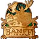 Banff Canada National Park Souvenir Magnets, Canadian Magnet, Carved Wood, for Fridge, Whiteboard, 3 Inches