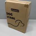 Aodisman Dog Stairs for Small Dogs,3 Step Dog Ramp for Couch and Bed,Pet Stairs with Non-Slip Bottom for Old Cats,Indoor Pet Steps,Comfort,Durable,15.4" H,Light Grey