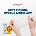 Travel Baby Wipes - 100% Plant-Based Bamboo, Safe for Babies & Sensitive Skin, Unscented, Alcohol-Free, Hypoallergenic, Leak-Proof, Eco-Friendly, 7x5.6 Inch, Moist Up to 30 Days 192 Wipes (Sky Lion) (8 Count (Pack of 24))