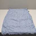 MEROKEETY Women's Sleeveless Lace Floral Elegant Cocktail Dress Crew Neck Knee Length for Party. Size L