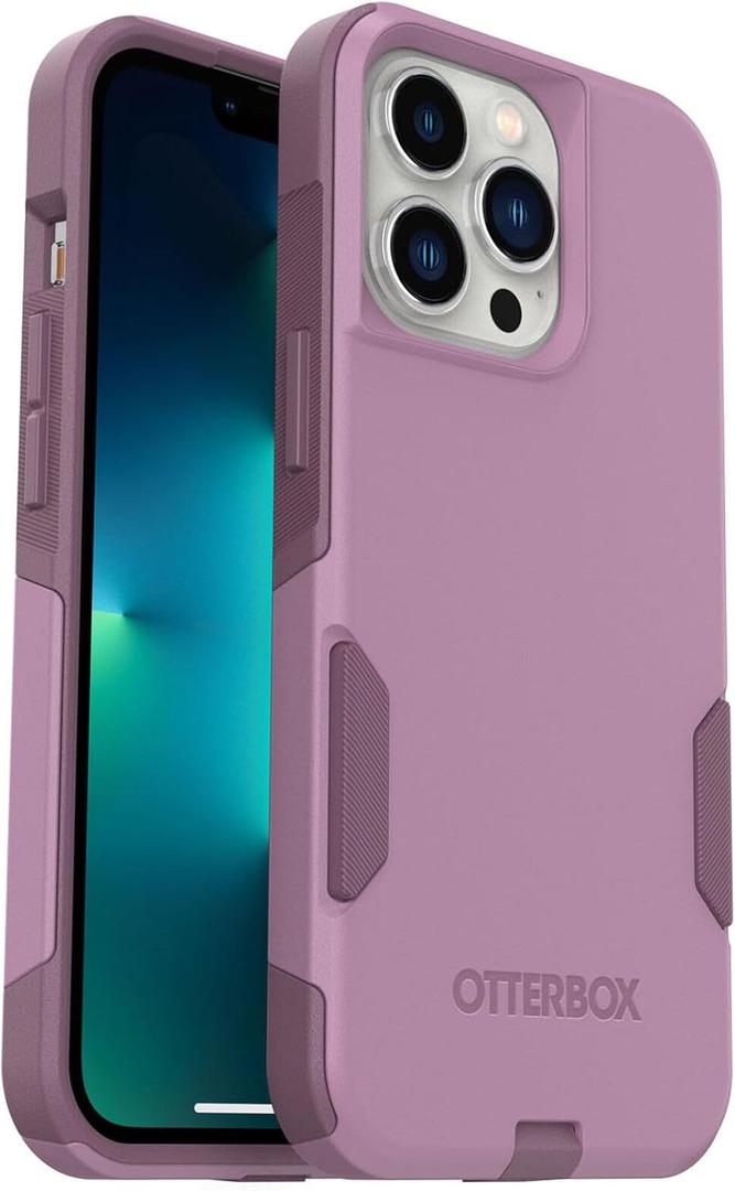 OtterBox iPhone 13 Pro (Only) - Commuter Series Case - Maven Way (Pink) - Slim & Tough - Pocket-Friendly - with Port Protection - Non-Retail Packaging