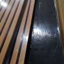 Art3d 4-Piece Wood Slat Acoustic Panels for Stylish Decor and Noise Reduction, 3D Textured Panel for Ceiling and Wall, Oak