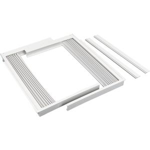 Forestchill Window Air Conditioner Side Panel with Frame, Fit Most 15,000 BTU Units, Room AC Accordion Filler Curtain Kit Replacement, Include Window AC Side Panels & Frames