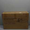 Stainless Steel Cat Litter Box, Extra Large Litter Boxes for Big Cats, Anti-Urine Leakage XL Litter Box with High Sides, Xlarge Metal Litter Box with Lid, Easy Clean, Non-Sticky, Cat Mat & Metal Scoop (X-Large, Dark Grey)