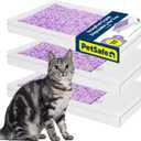 PetSafe ScoopFree Disposable Crystal Cat Litter Tray - Easy Cleaning Box - Refill Tray for Automatic Litter Box - Lavender Scent - 4.3 lb Bags - 3 Pack