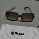 Gtand Fashion Trendy Square Aviator Gradient Sunglasses For Women Men Vintage Metal Sun Glasses