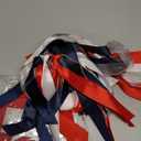 Red White and Blue 1st Birthday Highchair Banner - Patriotic First Birthday Party Decoration, Independence Day ONE Highchair Banner for Baby, Fourth of July Photo Props Cake Smash, 4th of July Party Supplies (Multicolor)