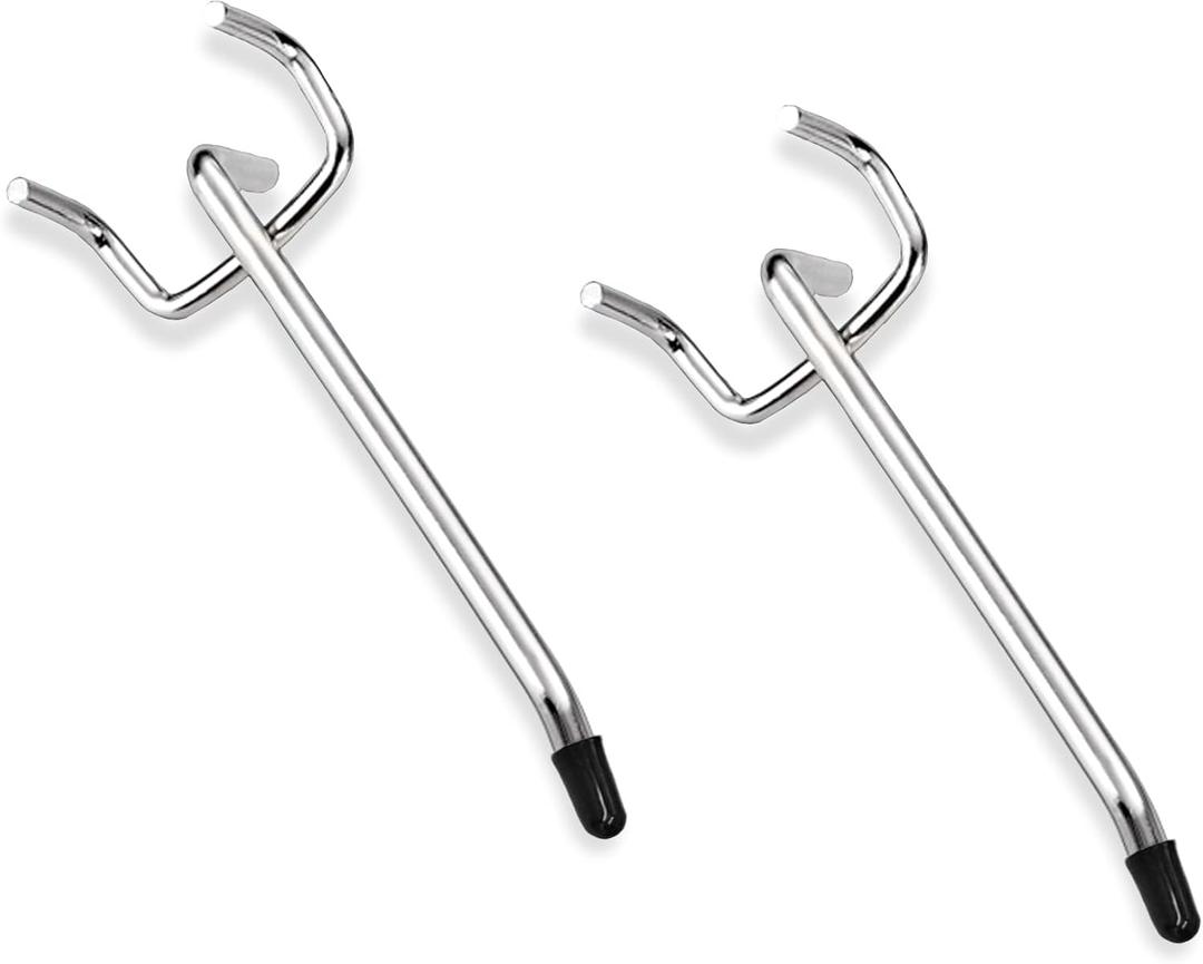 pegboard Hooks, 4inch Heavy Duty Peg Board Organizer Accessories,Metal Hooks for pegboard,peg Board Hooks for Hanging for 1/4" Pegboard Hanging Tools Garage (30 Pack)