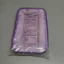 Mahjong Tiles Bag,Empty Thickened American Mahjong Bag with Zipper Suitable for 1.2"(30mm) Standard Size Waterproof Mahjong Storage Case Accessories Gifts for Game Lover Travel Women (Purple)