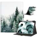 Anpredo Case for iPad 10.9 Inch 5th/ 4th 2022/ 2020 Generation with Pencil Holder[Support Apple 2nd Pencil Charging], Auto Wake/ Sleep, Folio Cover for Apple iPad Air 5/ 4 Gen, Forest