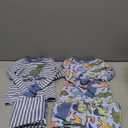 HUGGIES unisex-baby Long Sleeve Pajama 4-piece Set (3T, Quiet Harbor/Dinos)