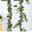 RECUTMS 2Pcs Hanging Ivy Garlands Artificial Vine Leaves Fake Greenery Silk Plants Decor for Wedding Home Wall Party Indoor Outdoor Decoration 74.8inch
