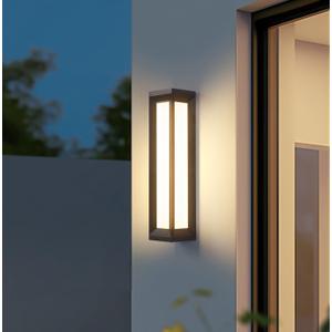 Outdoor Wall Lights, Exterior 26" Wall Sconce Front Porch Light Fixture Modern Garage Lighting Large Wall Mount Lamp IP54 Waterproof Patio Door Entryway LED Landscape Lantern for House Outside
