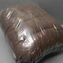 Chair Cushions for Dining Chairs Set of 4 Durable D-Shaped Seat Cushions with Non-Slip Backing Secure Ties Thick Cozy Seat Pad for Kitchen Dining Room Office(18x16.5x3in Coffee)