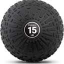 Marcy Slam Ball, 1050 lbs Dead Weight, Non-Bounce, Sand-Filled Medicine Ball with Durable PVC Shell & Textured Grip for Slams, Tosses, Core & Full Body Training, 15 lb