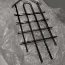 ARIFARO 24" Metal Garden Trellis for Climbing Plants, 4 Pack Plant Trellis for Potted Plants, Indoor Outdoor Black Trellis for Vines, Flowers, House Plants, 10" Wide
