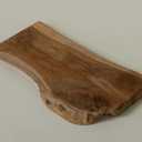 WELLAND Live Edge Cedar Wood Coffee Table Metal Hairpin Legs 32.5" W x 17" D x 16" H for Living Room, Patio, Bedroom, Home Office