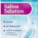 Bausch + Lomb Sensitive Eyes Saline Solution, Gentle Daily Rinse for Soft & Gas Permeable Contact Lenses, with Potassium, 12 Fl Oz