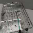 MAJALiS Small Expandable Over The Sink Dish Drying Rack Drainer In Stainless Steel Metal For Kitchen, Counter Space Saving Compact Plate Dryer Strainer Adjustable Hanging Inside Sink Wire Drain Holder