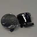 LED Turn Signal Light Parking Side Marker Lamp Fender Smoke Lens Compatible with Jeep Wrangler JK (Black)