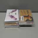 4 x AZAZA Floral Thank You Cards with Envelopes 24 PK, Wedding Purple Cards Unique Floral Design, 4x6 Wildflower Thank You Notes for Baby Shower, Bridal Shower, Sympathy (Purple Violet Flowers)