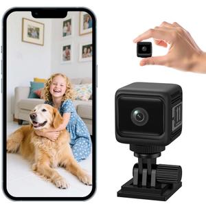 Chasvon 4K Security Cameras for Home, Indoor Wireless WiFi Camera with App Control Motion Detection & RealTime Alerts, Rechargeable Pet/Baby/House/Office Camera with Night Vision