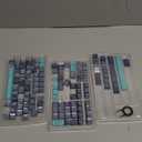 Tsungup PBT Keycaps 134 Keys Cherry Profile Arabian Sea Keycaps Dye Sublimation Japanese Keycaps with 6.25U 7U Spacebar for Cherry MX Switches Mechanical Keyboard