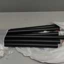 IFELS Heavy Duty Curtain Rods for Windows 48 to 84 Inch, 1 Inch Black Curtain Rods for Outdoor, Farmhouse, Bedroom, Kitchen, Living Room, Adjustable Easy Install Drapery Rod (A2,Black,30"-90")