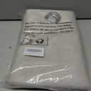 BGment Curtains 45 Inch Length 2 Panels Set for Bedroom, Grommet Thick Linen Look Burlap Textured Light Filtering Privacy Window Drapes for Farmhouse Living Room, 42 x 45 Inch, Light Grey