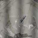 MYSKY HOME 90 Inch Natural Curtains for Sliding Glass Door Windows, Living Room Decoration Cotton Drapes Soft Comfortable Touch Farmhouse Country Patio Treatment Set, Beige White, 100" Width, 1 Panel