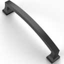 Asidrama 10 Pack 5 Inch(128mm) Hole Centers Kitchen Cabinet Handles, Matte Black Cabinet Pulls Kitchen Cabinet Hardware for Cupboard Drawer Pulls