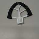 Flex Edge Beater for KitchenAid 4.5/5 QT Tilt Head Stand Mixer Fits 4.5-5 Quart Bowls,With Silicone Edges For Kitchen Aid Accessories and Attachments,Black