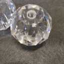 VIJIV Crystal Acrylic Trumpet Vase for Wedding Centerpieces & Home Decor - 21.7" Clear Flower Stand with Ribbed Texture, Gold Accents, Table/Floor Vase for Events, Bridal Showers & Boho Weddings