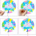 18pcs Summer Pool Party Centerpiece Sticks Pool Theme Birthday Party Decorations for Girls Hello Summer Party Table Toppers for Beach Pool Hawaii Luau Party Supplies