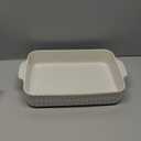 4.7QT Casserole Dishes for Oven, 9x13” Large Lasagna Pan, Ceramic Baking Dish, Rectangular Lasagna Pan Deep with Handles for Baking, Casserole, Kitchen, Thanksgiving Christmas Gift for Mother Father Women Men