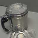 Stainless Steel Grease Containerwith Fine Mesh Strainerwith Lid and Easy-Grip Handlefor Kitchen Storing Frying Cooking Grease 1.3L