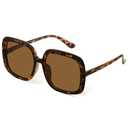 miyya Oversized Polarized Sunglasses Women, Trendy Retro Sun Glasses for Women 2025, Oversized Shades