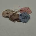 6 PCS Stretchy Baby Turban Hats, Baby Hat with Bows for Girls, Baby Boys Caps, Toddler, Newborn, Infant Hat Unisex (10h)