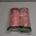 Christmas Table Lamp with Hollow-Out Design - Rechargeable Touch Control Dual Color LED, Warm/Cool White Metal Decor for Home Desk Party, 1200mAh Battery - 2pack(Red)