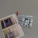 Garage Door Side Lock, Galvanized Steel Inside Deadlock for Vertical Track, Heavy Duty Security Slide Latch Replacement for Home & Warehouse Protection, Fits Most Residential Doors-1-Pack