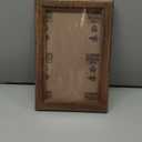 MOUDAMION 5x8 Wood Frame Brown, Natural Wooden 8x5in Picture Frames, Modern Golden 5 x 8inch Gallery Photo Pic Frame with HD Plexiglass, Horizontal Vertical Wall Mounting Tabletop Display 1Pcs