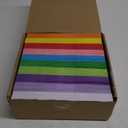 500 Pcs #10 Colored Envelopes Letter Size Business Envelopes Neon Adhesive Standard for Office Check Invoices Letters Letterhead Invitations Announcements 4-1/8 x 9-1/2''(Bright)
