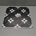 Elffloor Peel and Stick Floor Tile: 10 PCS Black Waterproof Vinyl Flooring, 11.8 in11.8 in Self-Adhesive Floor Tiles Stickers for Bathroom, Kitchen, Classroom, Bedroom