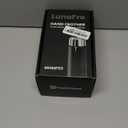 Maestri House Rechargeable Milk Frother with Stepless Speed Control, Handheld Electric Foam Maker Waterproof Drink Mixer Foamer with Stainless Steel Stand & Whisks (Metallic Blue)