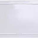 Carlisle FoodService Products StorPlus Flat Lid, Cover for 1/3 Size Food Pans, 12.75" x 7", 10 Count, Clear