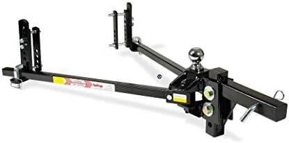 Equal-i-zer 4-point Sway Control Hitch, 90-00-1200, 12,000 Lbs Trailer Weight Rating, 1,200 Lbs Tongue Weight Rating, Weight Distribution Kit Includes Standard Hitch Shank, Ball NOT Included