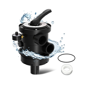 SP0714T Top-Mount Multiport Valve Compatible with Hayward Above-Ground Pro- or VL Series Sand Filter,1-1/2-Inch 7-Positions Control Valve