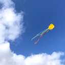 Flying Hoofer Large Octopus Kites(2packs) for Kids and Adults - Easy to Fly, 28X158 3D Software Colorful Kite with Long Tails. Perfect for Beach and Outdoor Activities.(Blue and Yellow)
