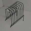 Officemate Large Incline 8 Compartment Wire Caddy, Black, 8.5 x 10.375 x 12.625 Inches